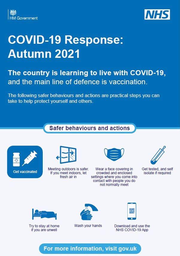 Covid 19 response autumn 2021